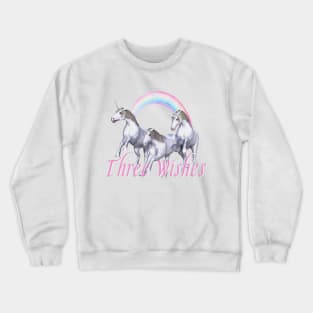 Three Wishes Magical Unicorns Crewneck Sweatshirt